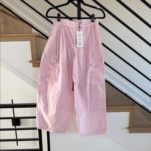 Pink Cargo Pants